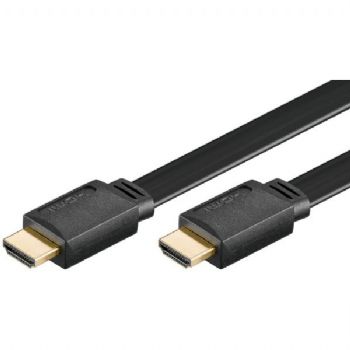 HDMI-kabel v1.4 Platt Svart 3 M