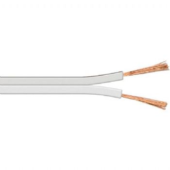 Hgtalarkabel 2x1.5 mm Vit 100 M