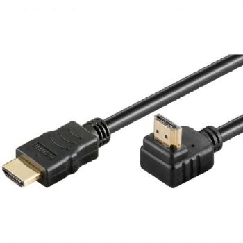 HDMI-kabel v1.4 Vinklad Svart 3 M