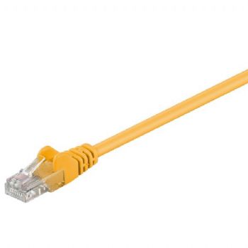 UTP Ntverkskabel CAT5 0,5 M Gul
