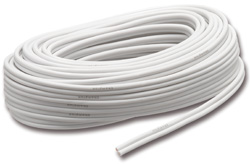 Hgtalarkabel 2x1.5 mm Vit 50 M