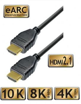 HDMI-kabel v2.1 Svart 5 M