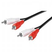 2xRCA Hane - 2xRCA Hane 2,5 M