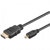 HDMI-Kabel Micro D Svart 5 M