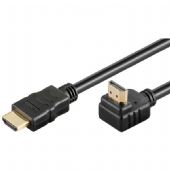 HDMI-kabel v1.4 Vinklad Svart 3 M