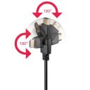 HDMI-kabel v1.4 vinkel 180 1 M